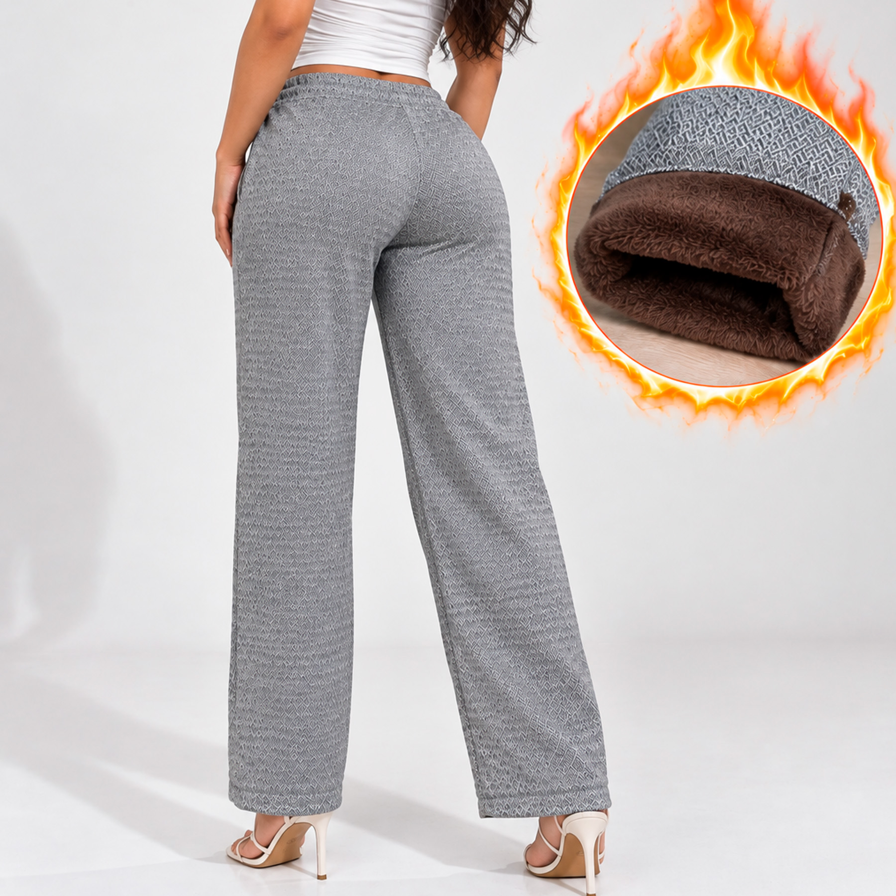 AD2652 Pantalón afelpado tipo de vestir 15958